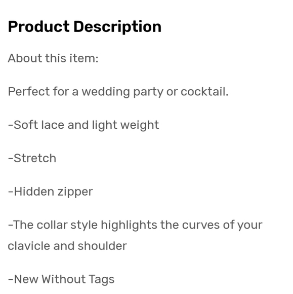 NWT Women's Dressystar Halter Lace Cocktail Party Dress - Picture 12 of 14